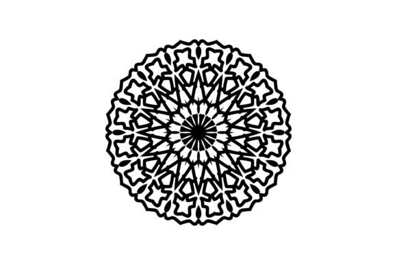 About Mandala Floral Icon Symbol