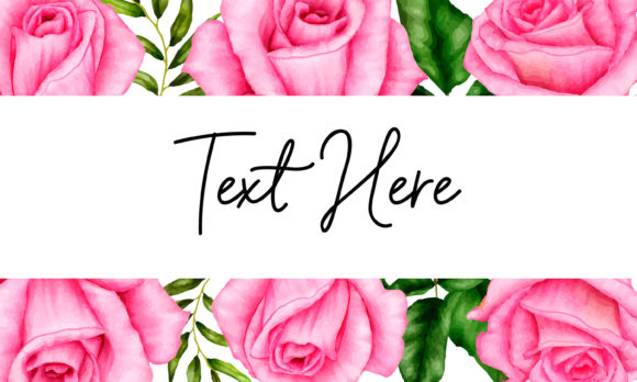 Beautiful Watercolor Floral Background
