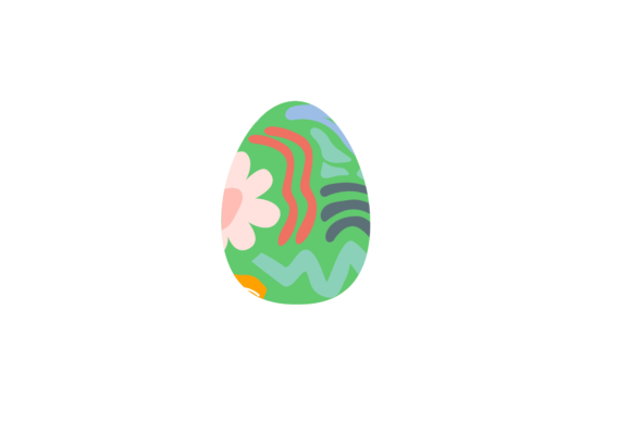 Easter Green Floral Icon