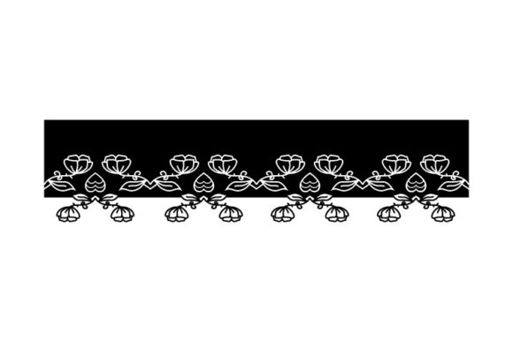 Elegance Floral Lace Art Design Concept