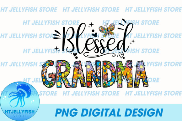 Floral Blessed GRANDMA