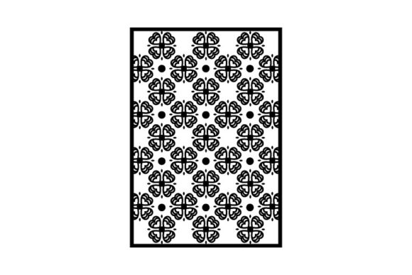 Floral Lace Art Decoration Design Vector