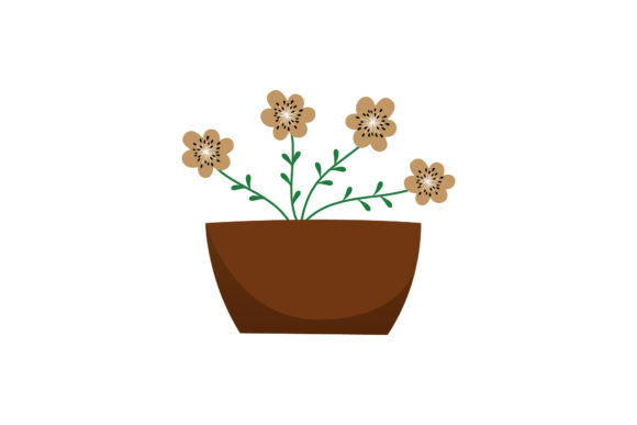 Floral Pot Botanical Houseplant