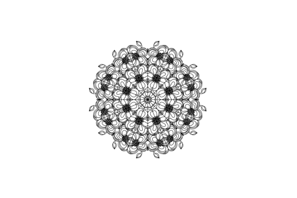 Mandala Pattern Floral Henna