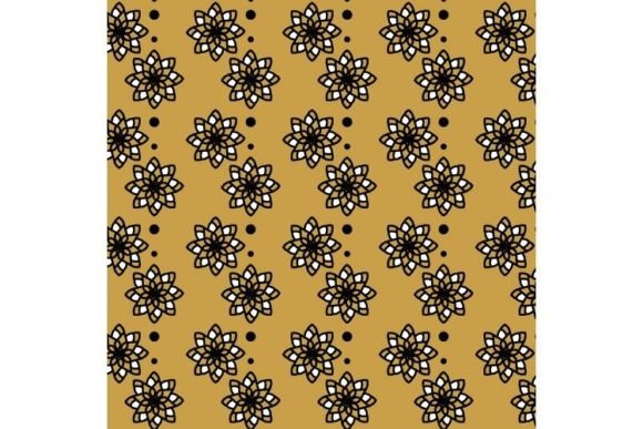 Pattern Batik Floral Art Template Design