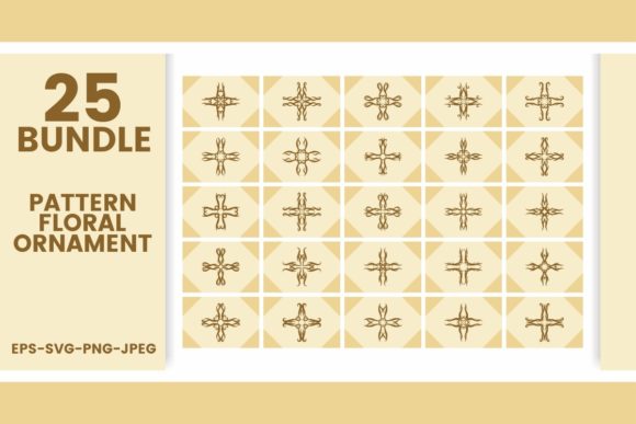 Pattern Floral Ornament Bundle 1