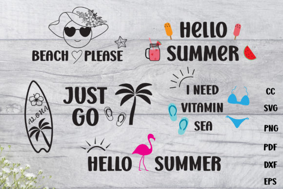 Summer SVG Beach Design Review
